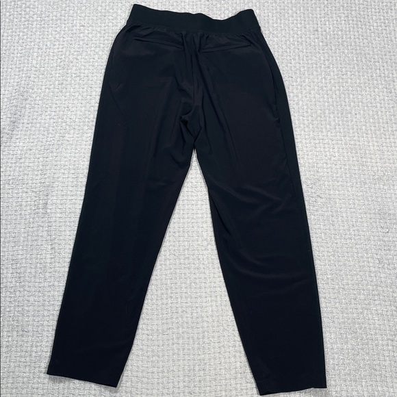 Athleta Womens Brooklyn Ankle Pants Ribbed Side Black Size 6 - Picture 5 of 15